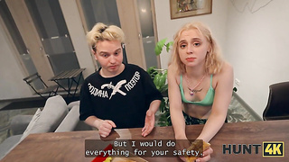 HUNT4K. This Russian light-haired knows how to make supreme deals