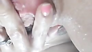 AMBER IN THE BATHTUB