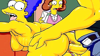 Marge Simpson mature sexwife