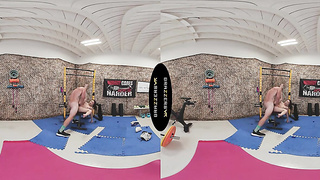 BRAZZERS VR - Witness Lulu Chu Shag Her Customer In The Gym Before She Comebacks To Fellate Your Shaft