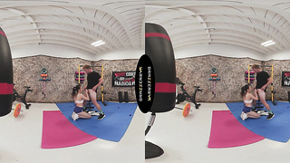 BRAZZERS VR - Witness Lulu Chu Shag Her Customer In The Gym Before She Comebacks To Fellate Your Shaft