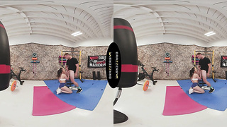 BRAZZERS VR - Witness Lulu Chu Shag Her Customer In The Gym Before She Comebacks To Fellate Your Shaft