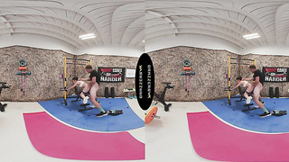BRAZZERS VR - Witness Lulu Chu Shag Her Customer In The Gym Before She Comebacks To Fellate Your Shaft
