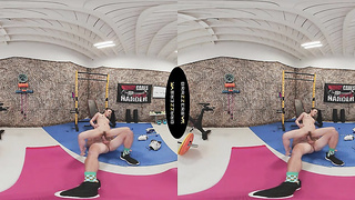 BRAZZERS VR - Witness Lulu Chu Shag Her Customer In The Gym Before She Comebacks To Fellate Your Shaft