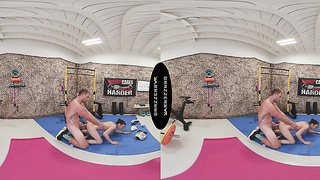 BRAZZERS VR - Witness Lulu Chu Shag Her Customer In The Gym Before She Comebacks To Fellate Your Shaft