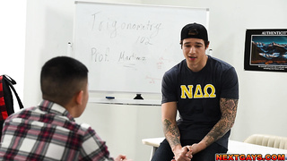 Red-hot assfucking orgy with students Jayden Marcos and Ricky Lee