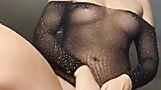 cherryberryxo faps in mesh undergarments