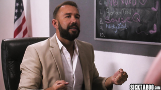 Super-fucking-hot students rigid boned by lecturer