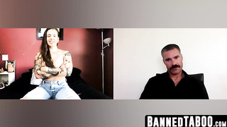 Keisha Grey inspects step-dad's fucktoy box joy