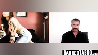 Keisha Grey inspects step-dad's fucktoy box joy