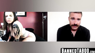 Keisha Grey inspects step-dad's fucktoy box joy