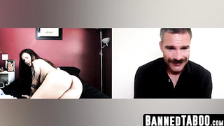 Keisha Grey inspects step-dad's fucktoy box joy