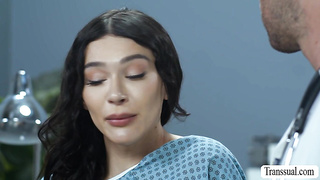 Letting my scorching therapist pound my humid pink hole