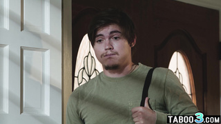 Camgirl keeping her stepbros jaws shut