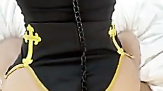 Izzy Green Luxurious Nun Fuck tape