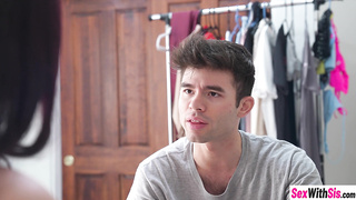 Teenage compares step-dads pipe with brother