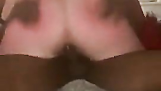 Wifey Tear up Big black cock In Front Of Husband