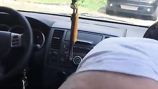 Light Flesh Chick Takes BIG BLACK COCK