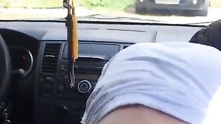 Light Flesh Chick Takes BIG BLACK COCK