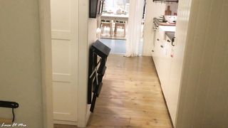 Risky Public Tear Up at IKEA - we get Caught ! French Inexperienced