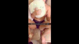I Nail my Homies tiny Sister In Law Humid and Jism on her on Snapchat