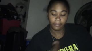 Teenage gets Monstrous Facial Cumshot from BIG BLACK COCK as her Mommy Ambles in