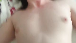 NUBILE STUNNER SUFFERS THICK EJACULATION!