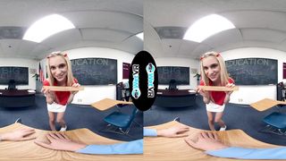 WETVR Romp Education Trained to Schoolgirl in VR