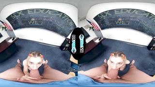 WETVR Romp Education Trained to Schoolgirl in VR