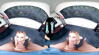 WETVR Romp Education Trained to Schoolgirl in VR