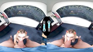 WETVR Romp Education Trained to Schoolgirl in VR