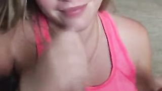 School Blond Likes Gargling Bone