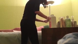 Damsel Paws Client's Rock Hard Fuck-Stick at Paraffin Wax Parlour