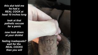 Censored Vids & Smallish Pink Cigar Abjection for Sissy Beta Bois