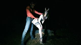 Fortuneteller Teenager in the Woods Turns into a Succubus Insane for Satan Spunk