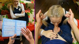 Penalized a Youthful Nice College Girl for Bad Examine - POINT OF VIEW by Stacy Starando