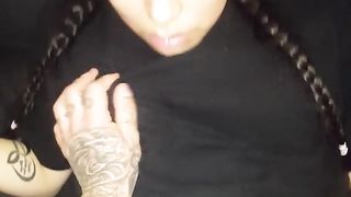 Teenager Latin Mega-Bitch taking Jizz-Shotgun