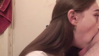 This Biotch Likes to Drink a Good-Sized, Stiff Bone. A Lengthy Tongue is Horny.