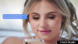 Insatiable School College girl Aria Hungers Big black cock (Aria Banks)