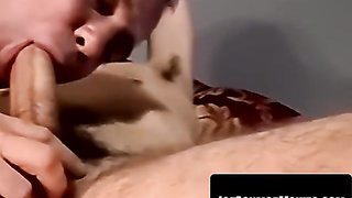 Ample guyâs multiracial DEEP THROAT completes with immense jaws jizz