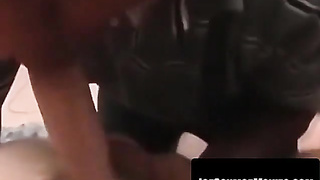 amateur flaunts fat shaft before experienced fellatio