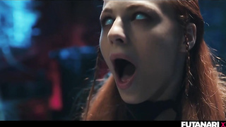 Rectal Goddess Veronica Leal Gets Ravaged In The Culo by Ginger-haired Transgirl Futa Witch - Hard-core Voodoo Magic