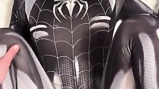 Naomi Soraya Venom Costume play Railing Flick Leaked