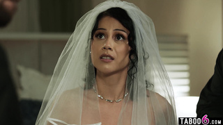 Newlywed bride and unusual family ritual