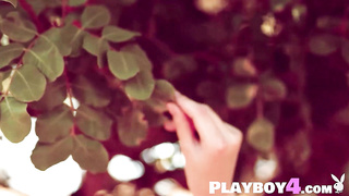 Puny platinum-blonde doll passion posing activity