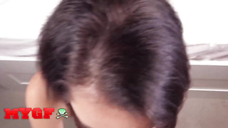 MY GIRLFRIEND - Sex-positive Megan Blue Observes Starlets As She Gets Her Cock-squeezing Labia Plowed By Ken's Phat Dick