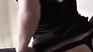 Kriss1one - black sundress taunt