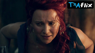 Lucy Lawless Funbags Sequence in Spartacus: Gods Of The Arena