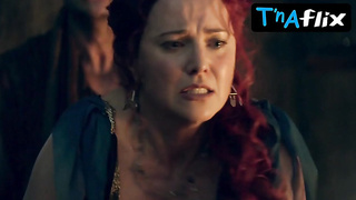 Lucy Lawless Funbags Sequence in Spartacus: Gods Of The Arena