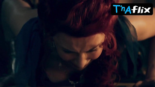 Lucy Lawless Funbags Sequence in Spartacus: Gods Of The Arena
